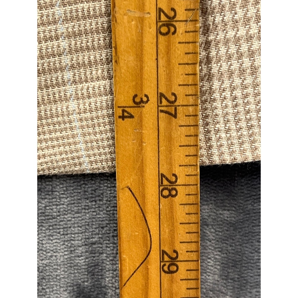 Lauren Ralph Lauren Plaid Single-Button Beige Blazer - Picture 4 of 10